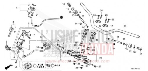 ROHRGRIFF/OBERE BRUECKE CRF1100DN de 2022
